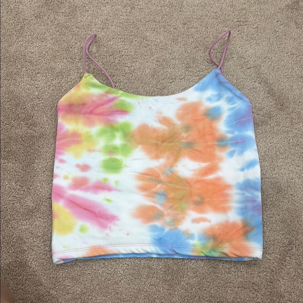 Colorful Tie-Dye Women's Top